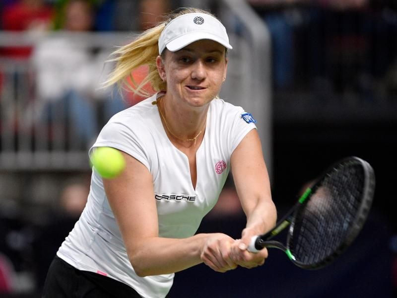 In Rom bereits in der ersten Runde ausgeschieden: Mona Barthel. Foto: Roman Koksarov/AP