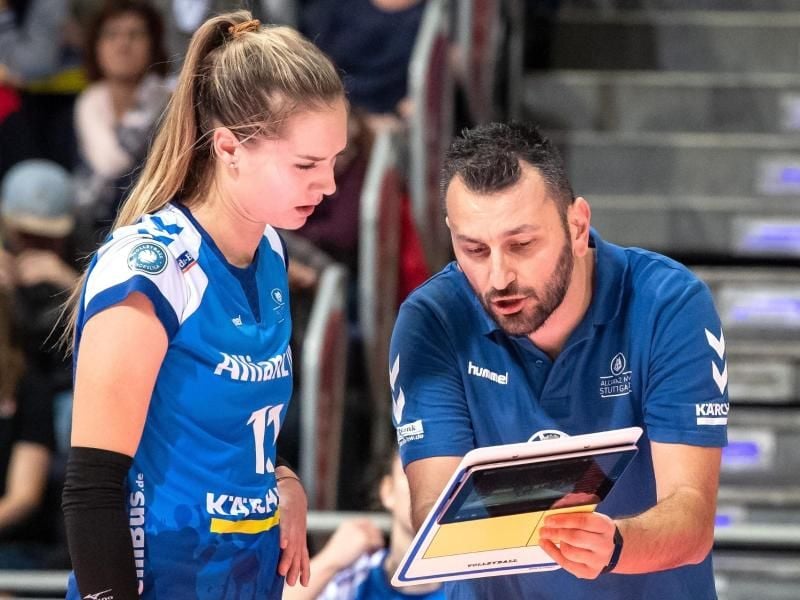 Der MTV Stuttgart hat sich von Trainer Giannis Athanasopoulos getrennt. Foto: Sina Schuldt/dpa