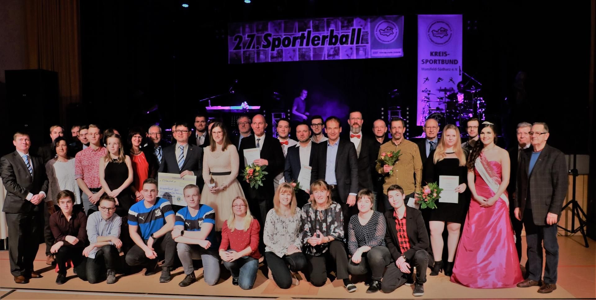 Der Sportlerball in Sangerhausen 2019.