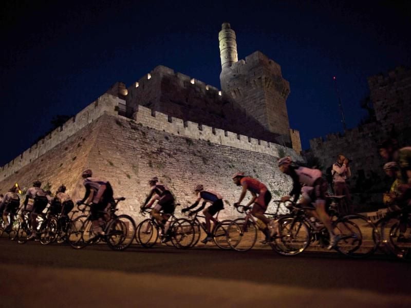 Der Giro d'Italia startet in Jerusalem. Foto: Oded Balilty/AP