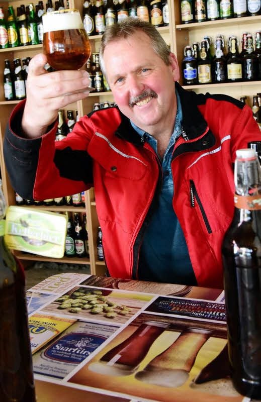 Norbert Gehring ist Bierbrauer in Wippra.