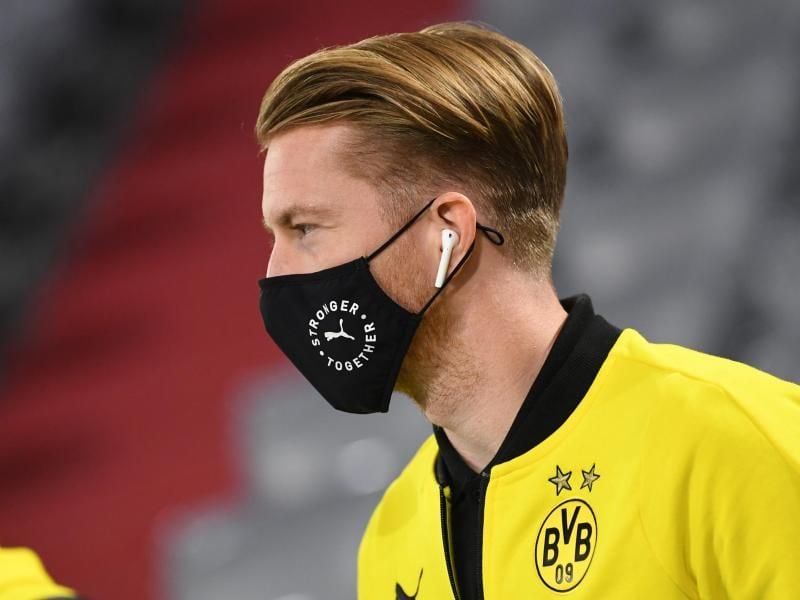 Steht im Supercup gegen Bayern in der BVB-Startelf: Kapitän Marco Reus. Foto: Sven Hoppe/dpa-Pool/dpa