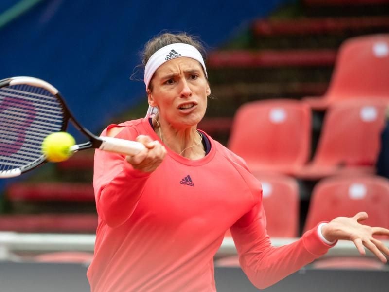 Andrea Petkovic gewann ihr Auftaktspiel in Nürnberg. Foto: Daniel Karmann