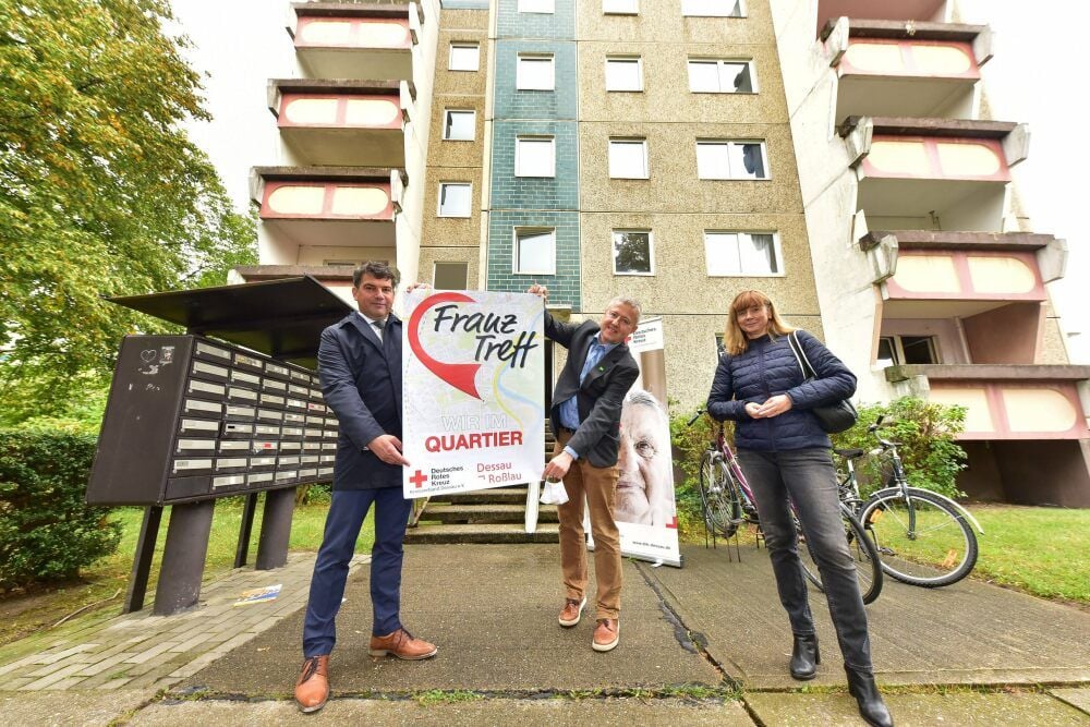 Vorbereitung für den Start im „Franz-Treff“, Franzstraße 147.