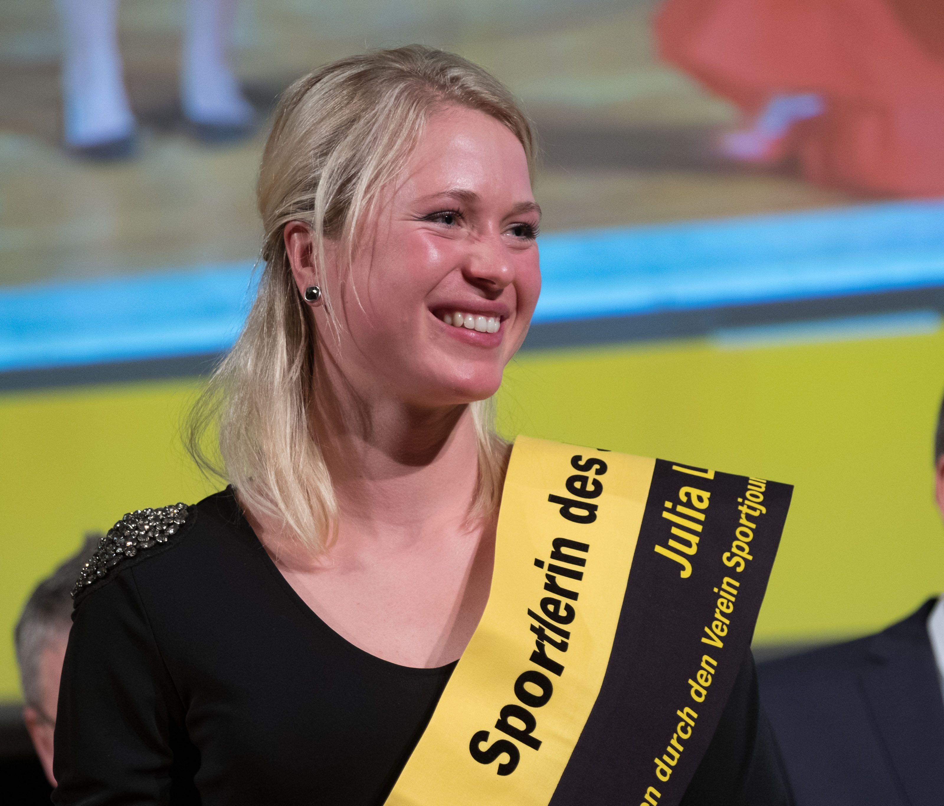 Olympiasiegerin Julia Lier bei ihrer Ehrung als Sportlerin des Jahres