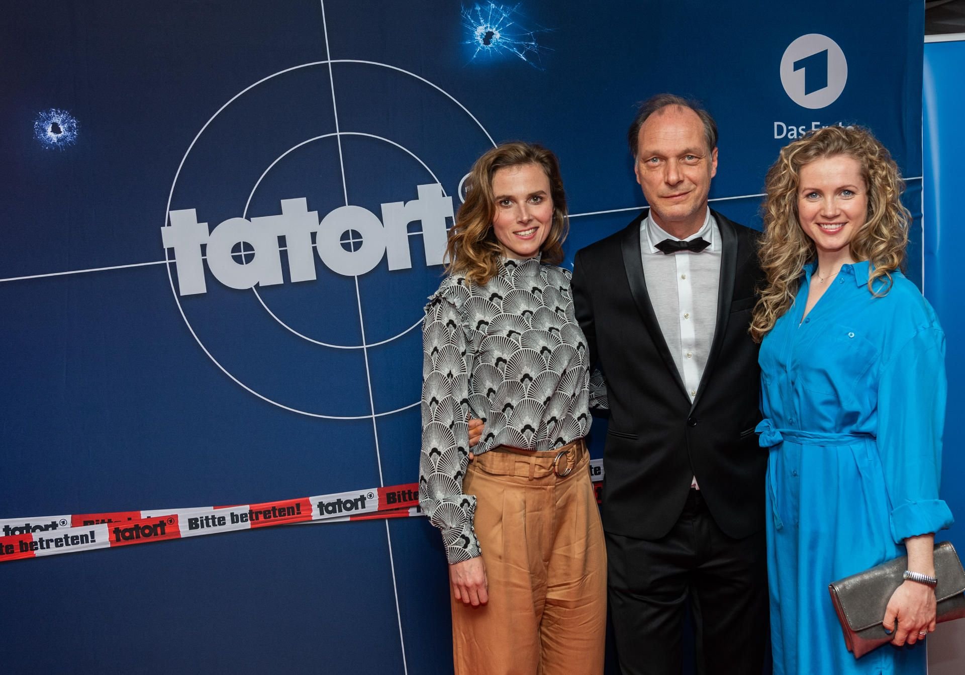 Das Ermittlerteam aus Dresden: Karin Hanczewski alias Karin Gorinak (l-r), Martin Brambach alias Peter Michael Schnabel und Cornelia Gröschel alias Leonie Winkler.