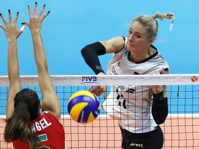 Konnte die Niederlage gegen Polen nicht verhindern: Louisa Lippmann. Foto: Shuji Kajiyama/AP
