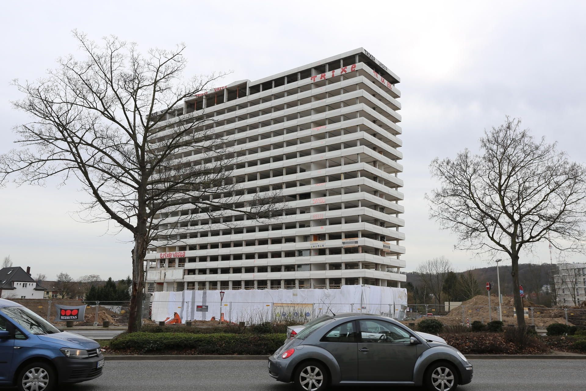 Das Bonn-Center wird am Sonntagvormittag gesprengt.