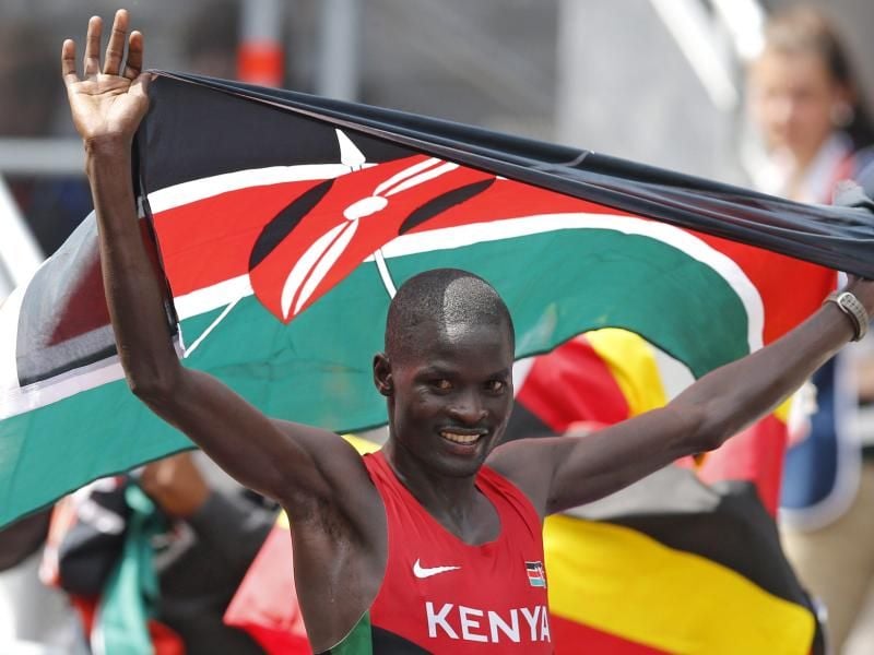 Marathonläufer Abel Kirui aus Kenia. Foto: Ian Langsdon/Archivbild