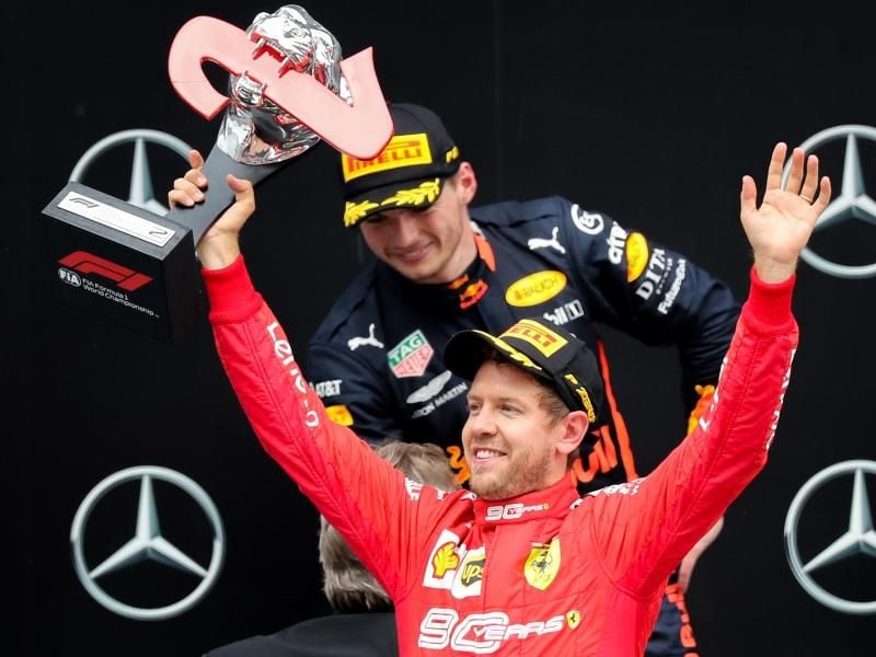 Stürmte von Startplatz zwanzig auf das Siegerpodest als Zweiter: Sebastian Vettel. Foto: Jan Woitas