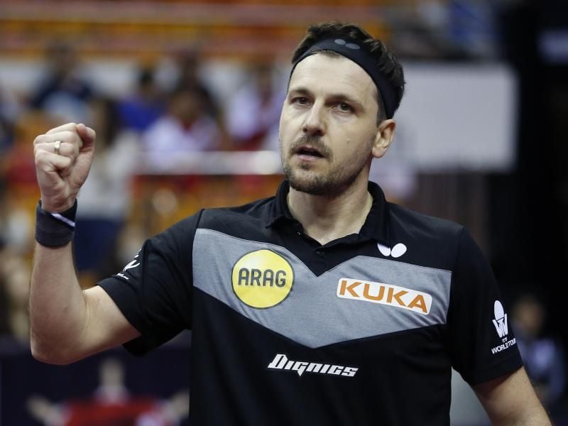 Kann sich über seine Olympia-Qualifikation freuen: Timo Boll. Foto: Wang Dongzhen/XinHua