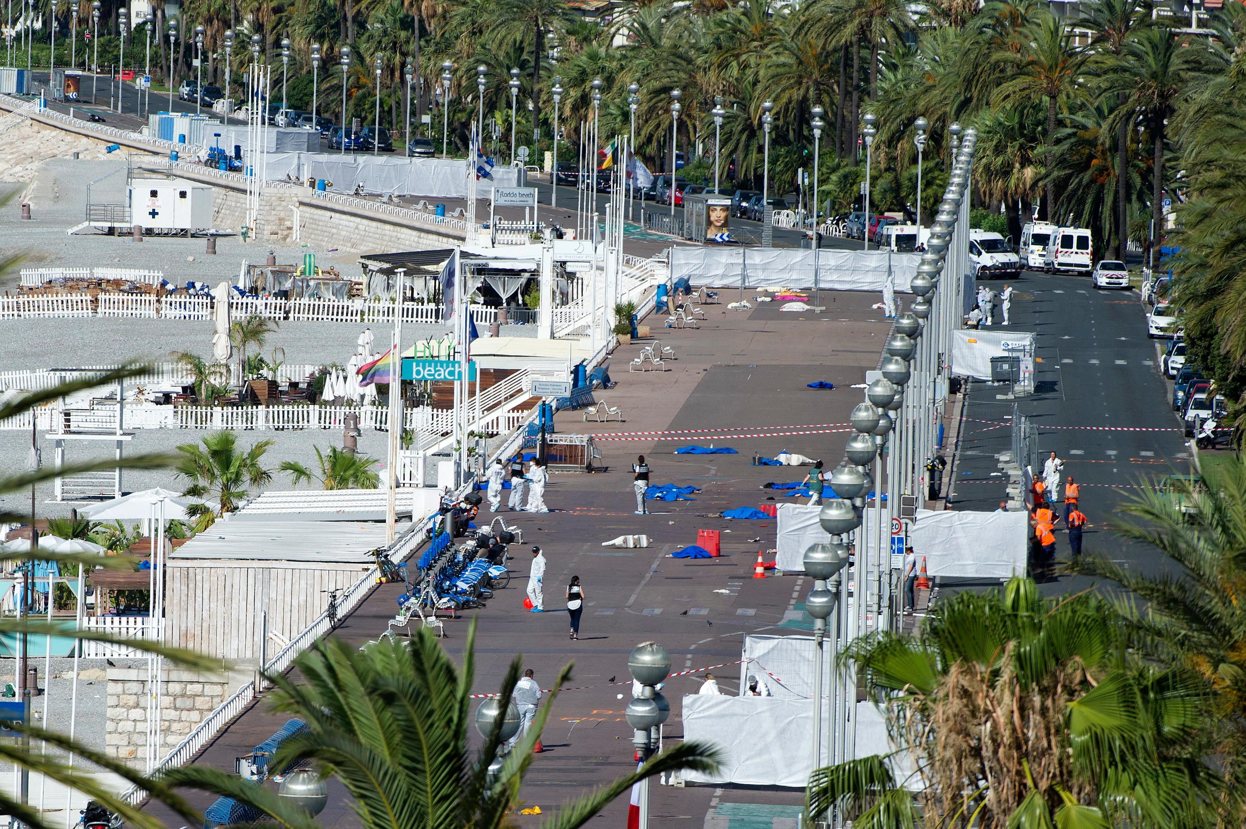 Der Ort des furchtbaren Attentats in Nizza: Die "Promenade des Anglais"