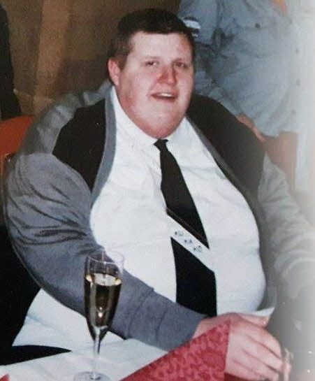So sah Kevin Meinhardt vor seiner Operation aus. Er wog 212 Kilogramm.