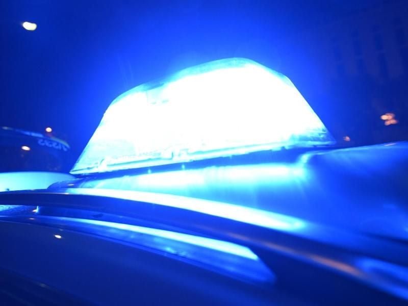 Das Blaulicht eines Polizeifahrzeuges leuchtet. Foto: Patrick Seeger/Archiv