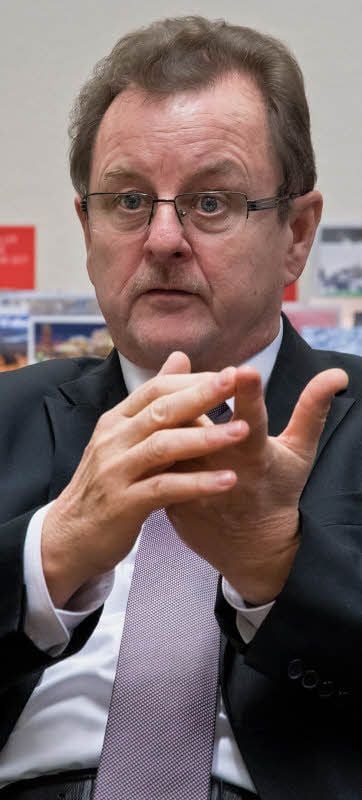Landrat Frank Bannert steht seit 2007 an der Spitze des Kreises. Der 60-Jährige muss sich im neuen Jahr um mehrere Baustellen kümmern.