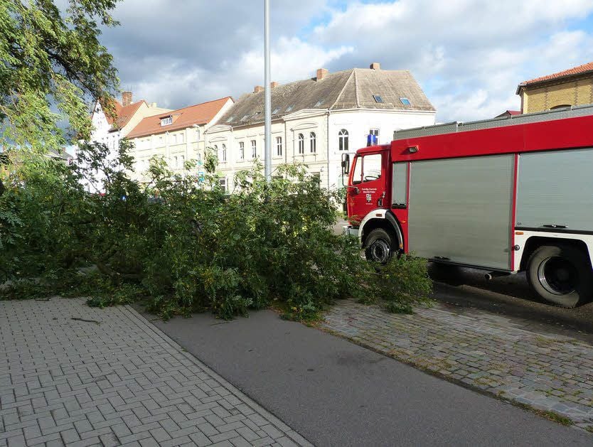 Beeinträchtigungen gab es auch in der Bismarckstraße.