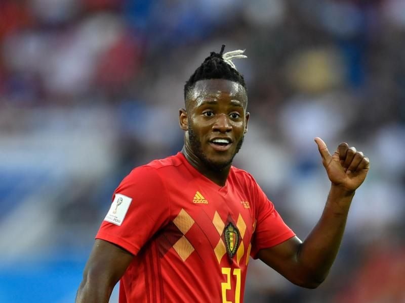 Der Belgier Michy Batshuayi muss sich dem Spott des Internets stellen. Foto: Marius Becker