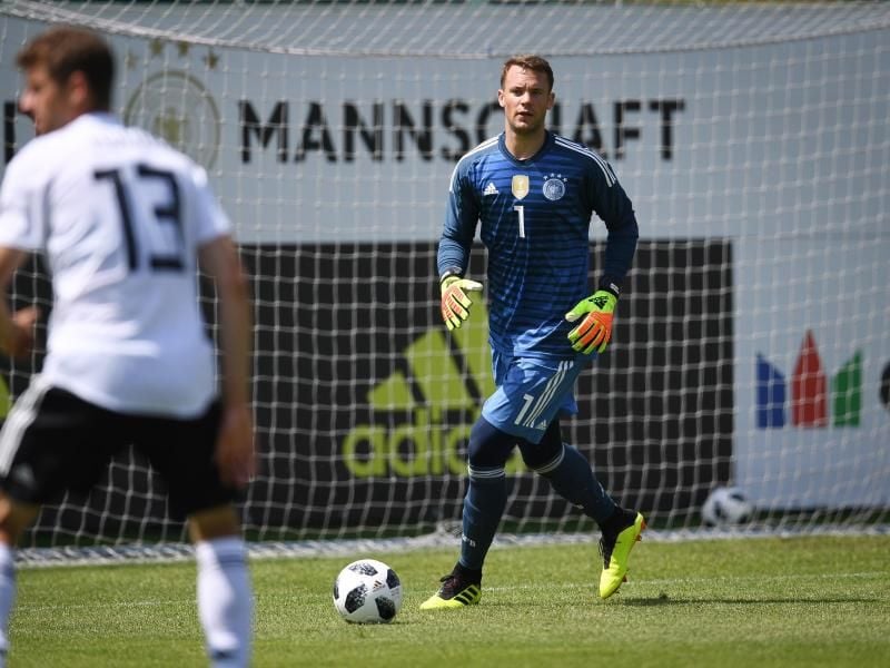 Manuel Neuer bei seinem Einsatz für die U20. Foto: Markus Gilliar/GES-Sportfoto/DFB/Pool