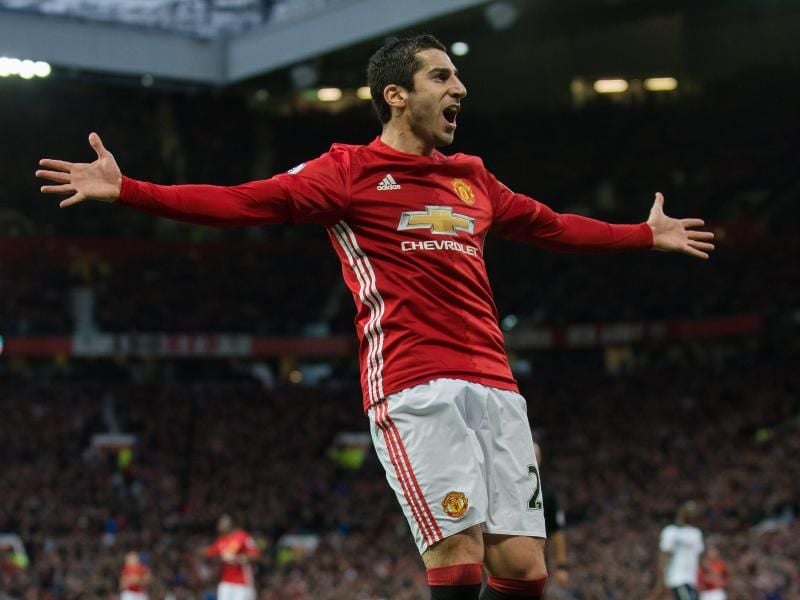 Henrich Mchitarjan erzielte für Manchester United ein Traumtor. Foto: Peter Powell