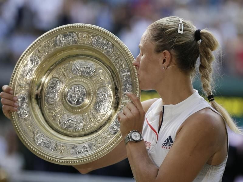 Angelique Kerber hat als erste deutsche Tennisspielerin seit Steffi Graf 1996 Wimbledon gewonnen. Foto: Tim Ireland