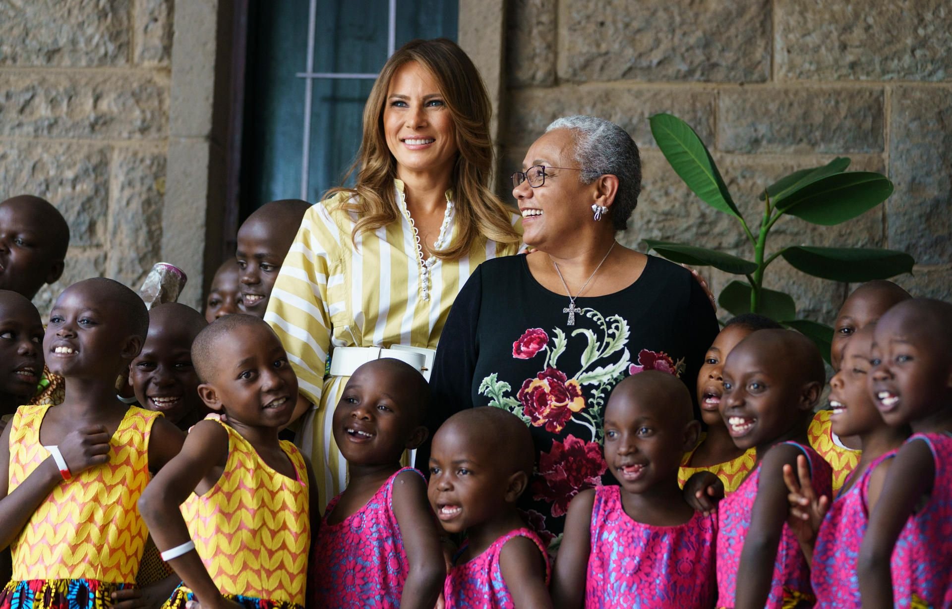 Die amerikanische First Lady Melania Trump war kürzlich mehrere Tage zu Besuch in afrikanischen Staaten wie hier in Kenia.