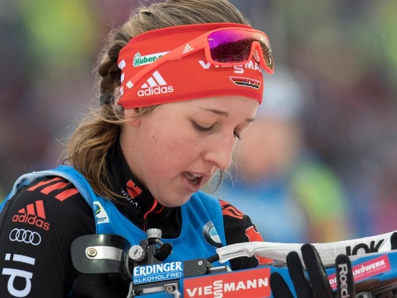 Franziska Preuß kann nicht bei der WM in Hochfilzen starten. Foto: Sven Hoppe