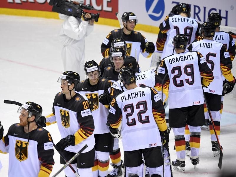 Das DEB-Team will mit einem Sieg gegen Tschechien ins WM-Halbfinale. Foto: Monika Skolimowska