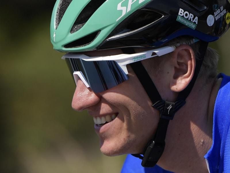 Zweiter auf der 15. Etappe der Vuelta: Pascal Ackermann vom Team Bora-hansgrohe. Foto: Marco Alpozzi/Lapresse via ZUMA Press/dpa