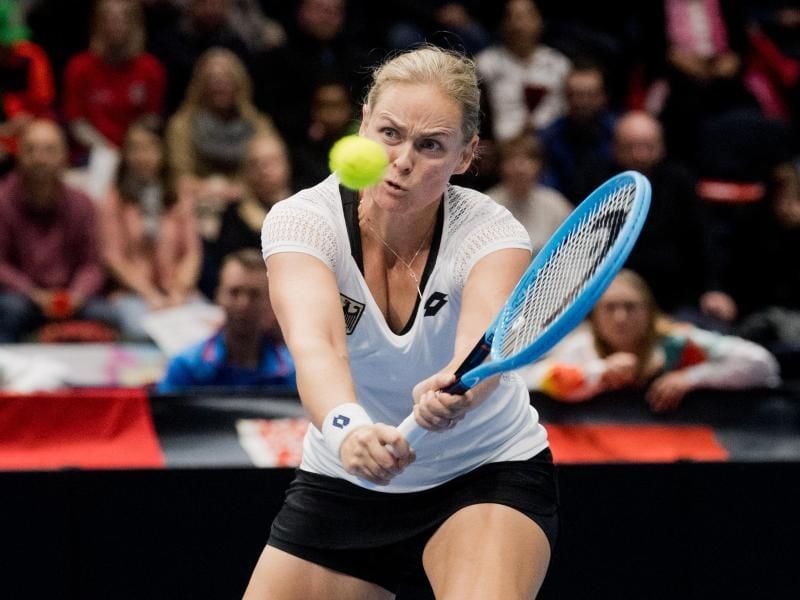 Macht Schluss mit der aktiven Tennis-Karriere: Anna-Lena Grönefeld. Foto: Julian Stratenschulte/dpa