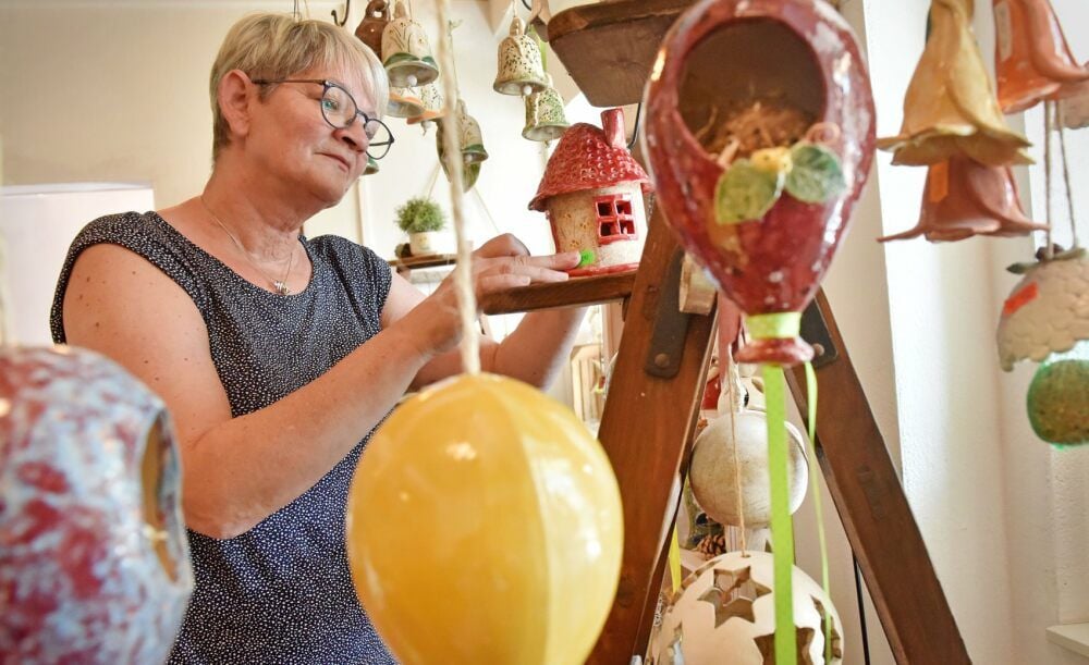 Susanne Albrecht hat das Töpferhandwerk für sich entdeckt.