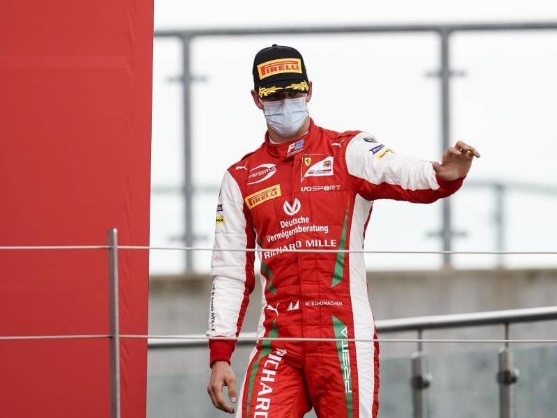 Wurde beim Sprintrennen der Formel 2, in Silverstone Zweiter: Mick Schumacher. Foto: James Gasperotti/ZUMA Wire/dpa