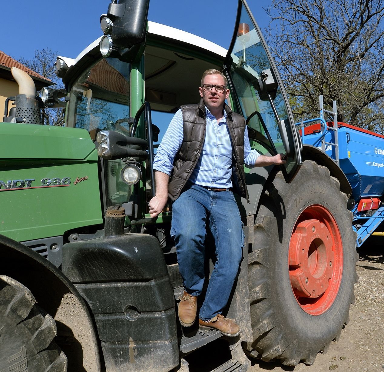 Landwirt Arthur Taentzler aus Cochstedt (Salzlandkreis)