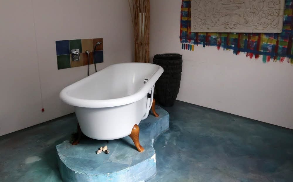 In dieser Badewanne wurde der Rentner verbrüht.