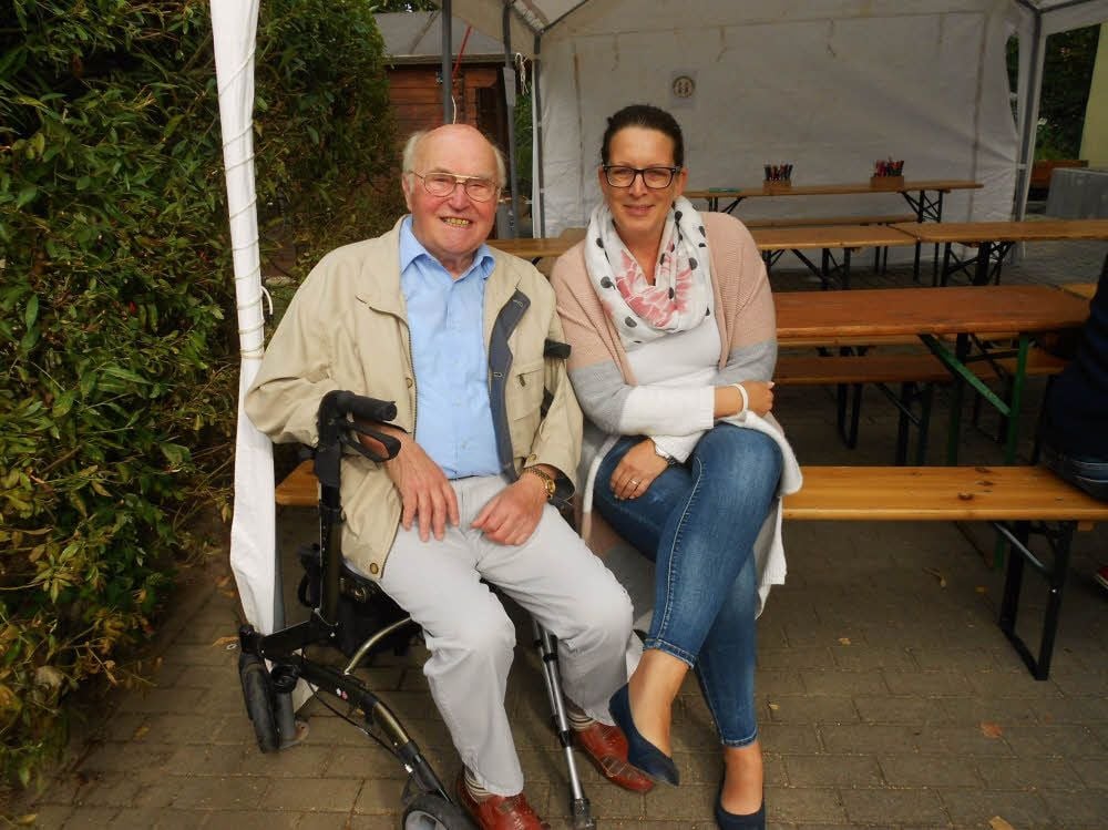 „Kita-Urgestein“ Heinz Hänert im Gespräch mit Monika Ludwig.