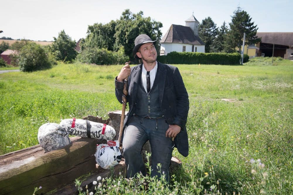 Nach vier Jahren zurück in Köckenitzsch: Lukas Nelkenbrecher war als Schmied auf der Walz.