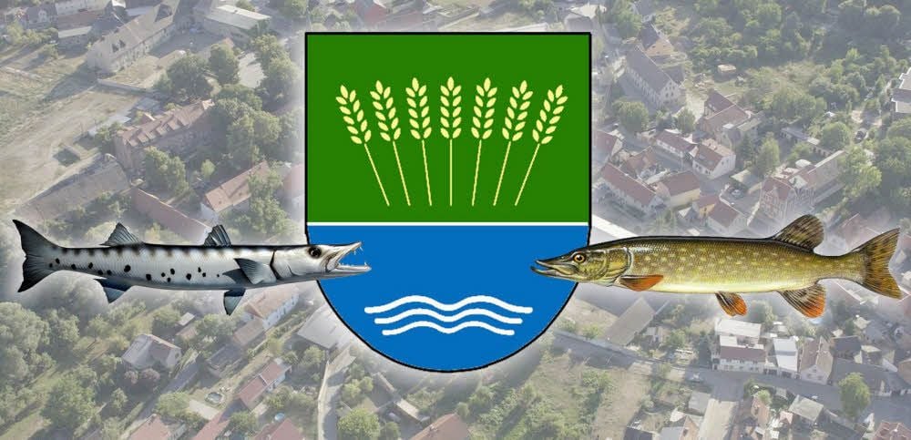 Barrakuda oder Hecht, was schwimmt da im Gaterslebener Wappen? Eine Geschichte, die noch kein Ende hat.
