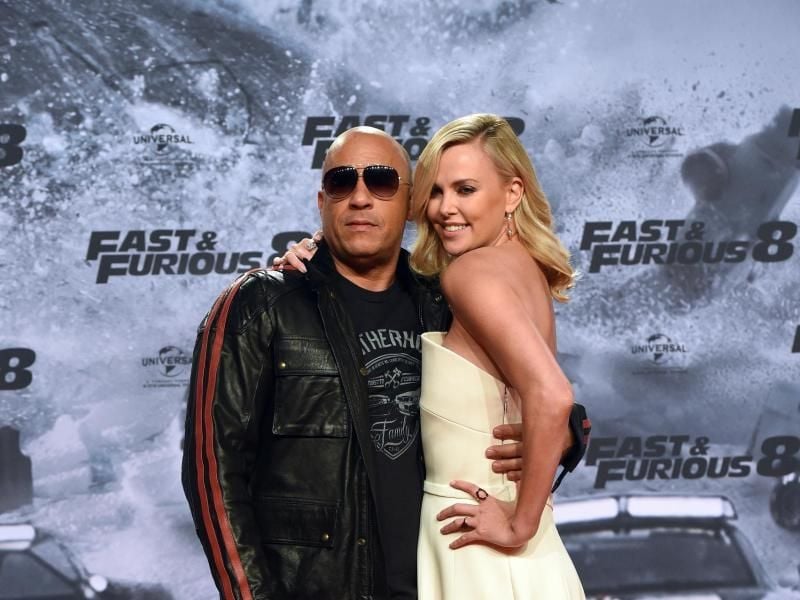 Vin Diesel und Charlize Theron auf dem roten Teppich in Berlin. Foto: Maurizio Gambarini