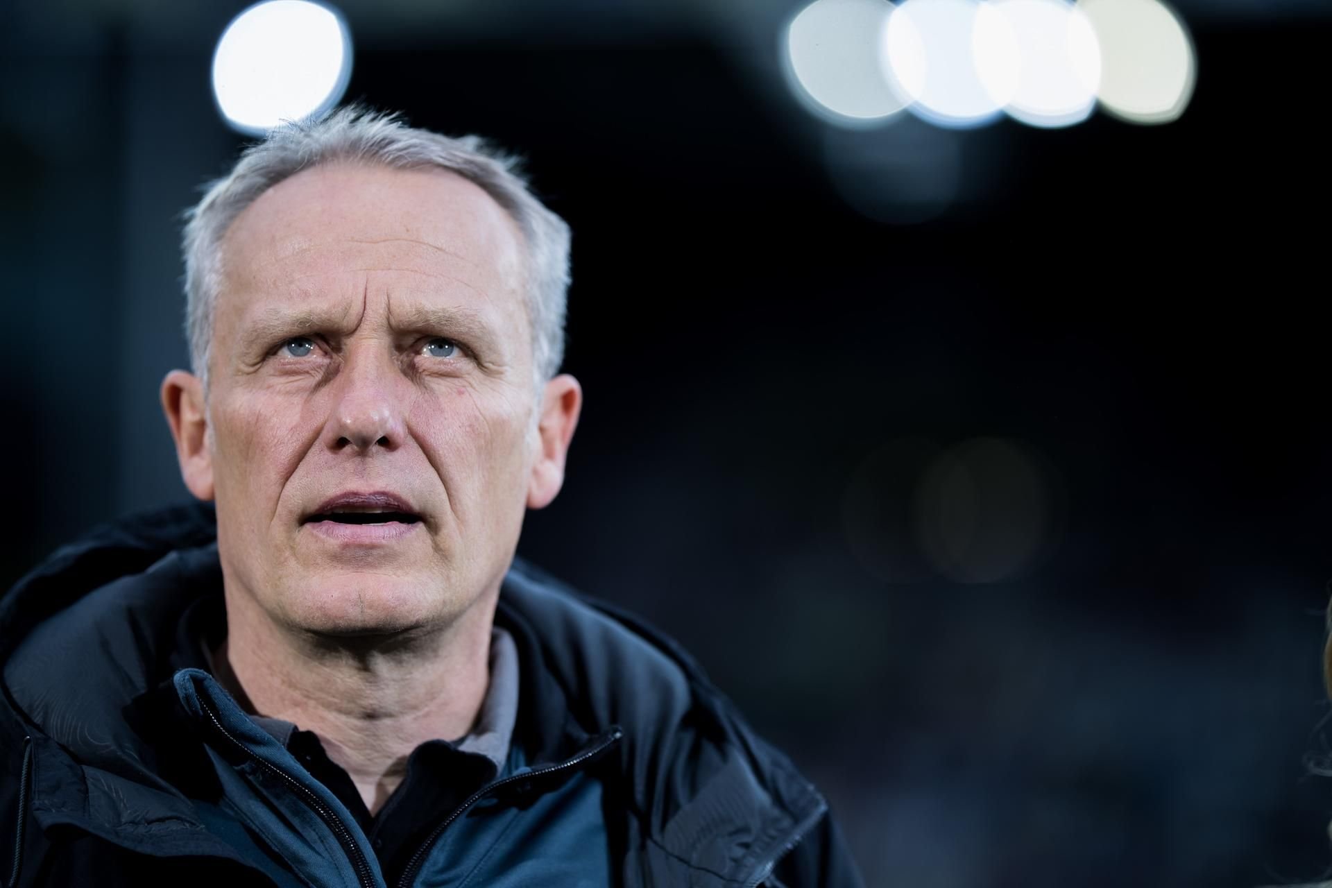 Freiburgs Trainer Christian Streich