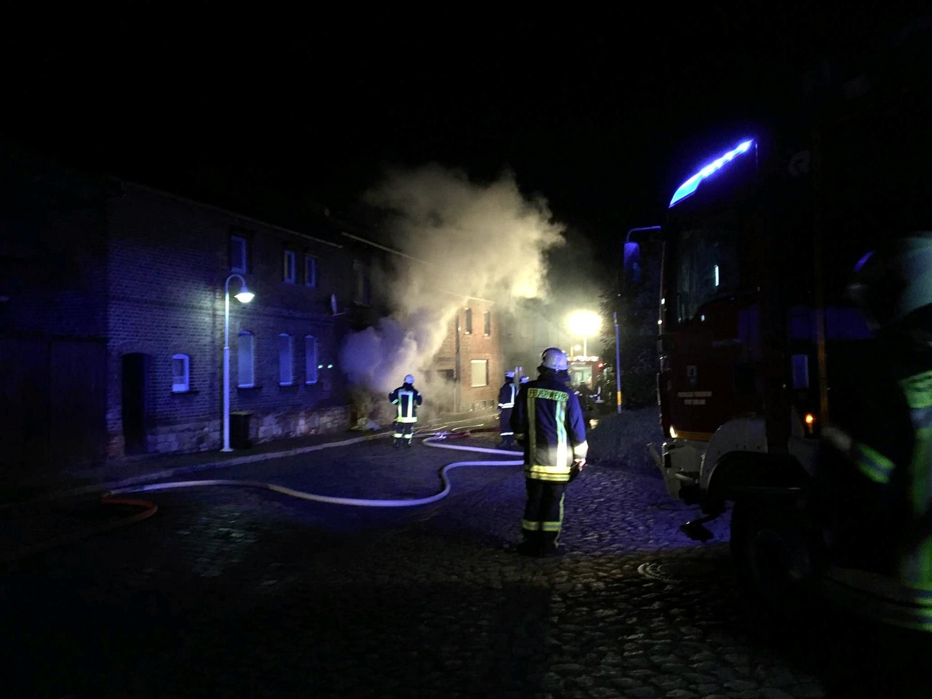 In Frose hat am Freitag in den frühen Morgenstunden ein Wohnhaus gebrannt.