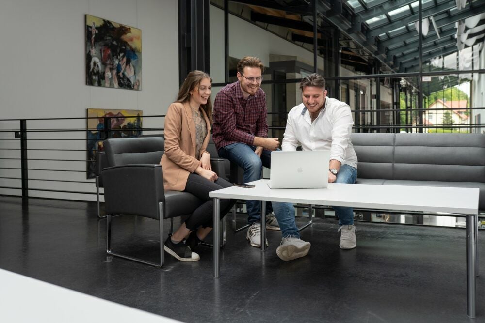 Caja Thanheuser, Marc Kosicki und Dennis Cekmen haben ein Start-up gegründet.