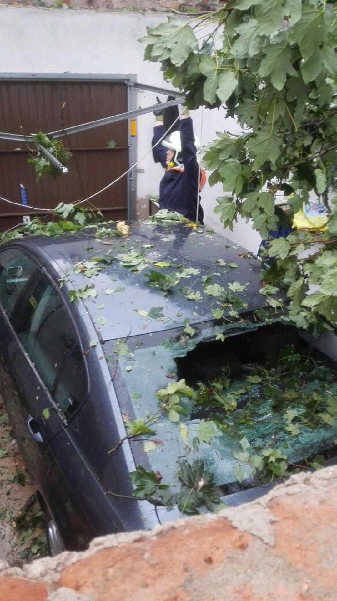 In Morungen hatte die Feuerwehr alle Hände voll zu tun.