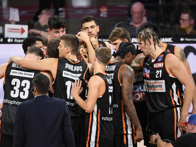 Die Basketballer von ratiopharm Ulm feierten zum Eurocup-Auftakt einen Sieg. Foto: Matthias Balk/dpa-Pool/dpa