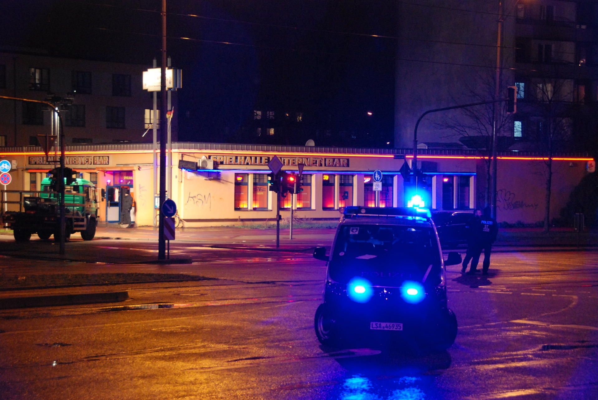 In Halle wurden neun Objekte durchsucht - überwiegend in der Neustadt.