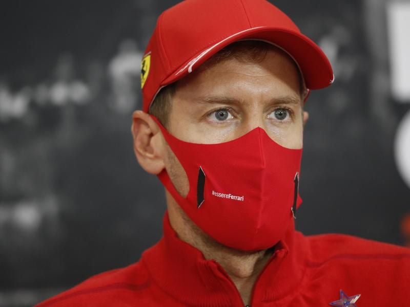 Gehört beim Ferrari-Heimrennen nicht zum Favoritenkreis: Sebastian Vettel. Foto: Florent Gooden/DPPI Media POOL/AP/dpa