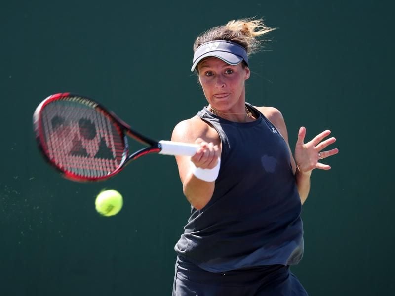 Maria überraschte mit ihrem Sieg in der ersten Runde der Mallorca-Open gegen die Estin Kontaveit. Foto: Mario Houben/CSM via ZUMA Wire