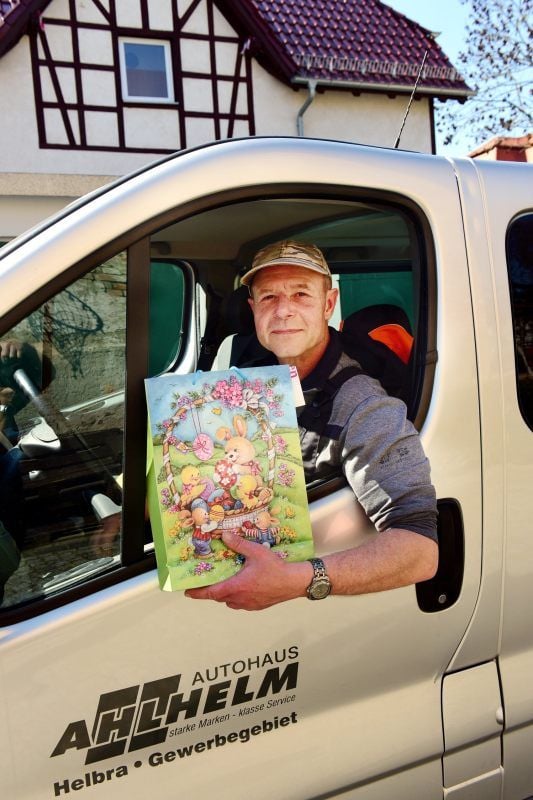 Steffen Mantei fuhr die Geschenke.