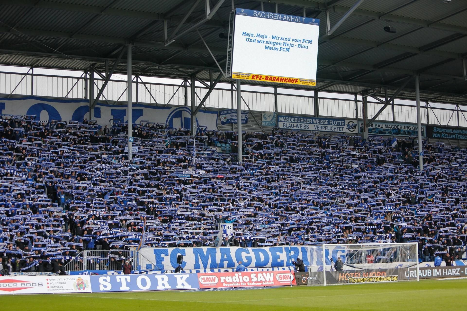 Eine stimmungsvolle Kulisse in Magdeburg darf im DFB-Pokal erwartet werden.