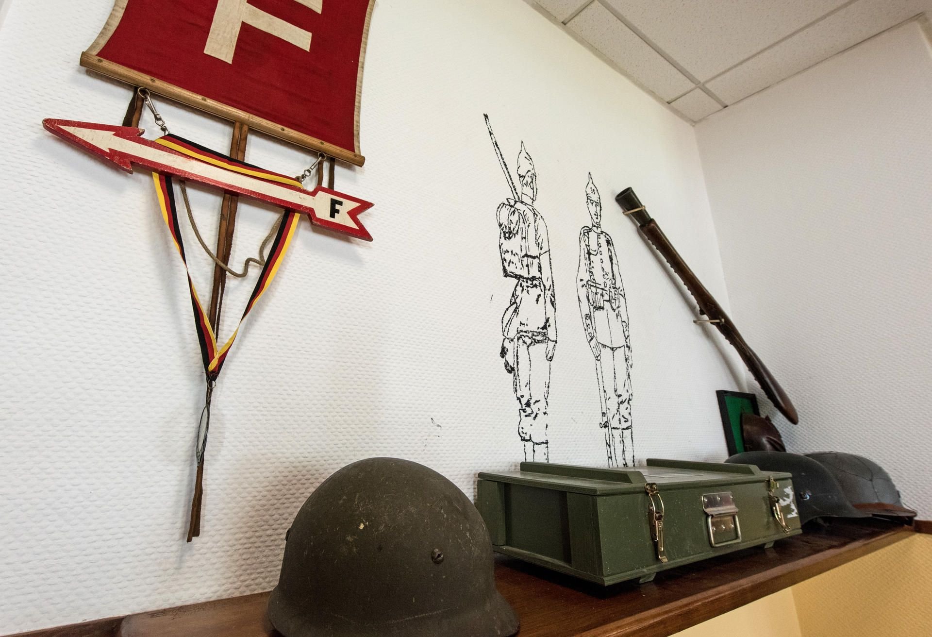 Aufenthaltsraum des Jägerbataillons 291 der Bundeswehr in Illkirch