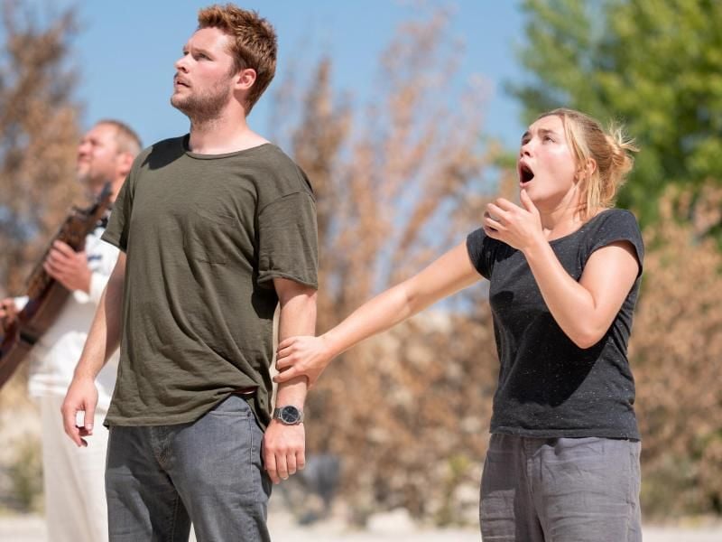 Das sieht nicht gut aus! Florence Pugh als Dani und Jack Reynor als Christian. Foto: Gabor Kotschy/A24/Universum/Sky/dpa