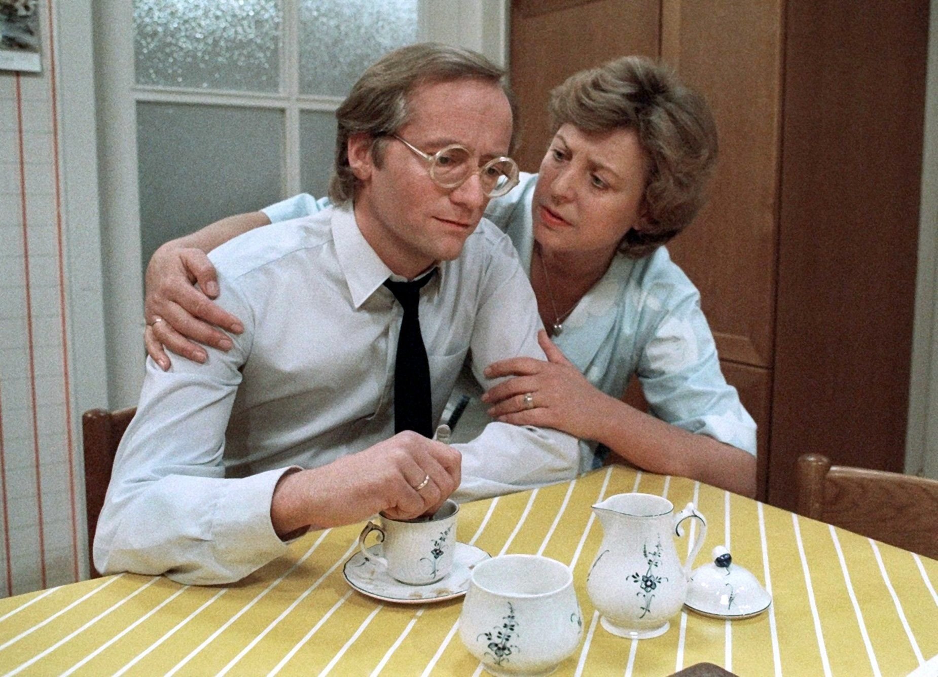 Ein Bild aus de Jahr 1985: Helga Beimer mit ihrem ersten Mann Hans.